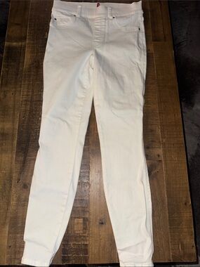 SPANX White Skinny Jeggings - Sleek High-Rise Fit